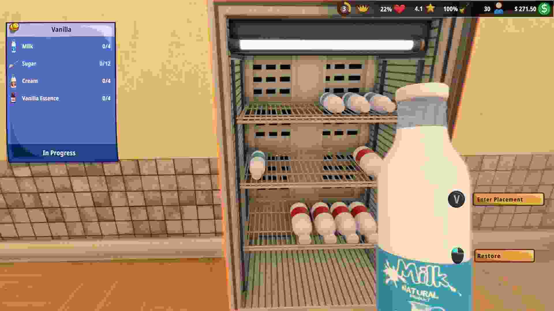 《冰淇淋工坊模拟器》(Ice Cream Simulator) 游戏版本号 Build 23598489