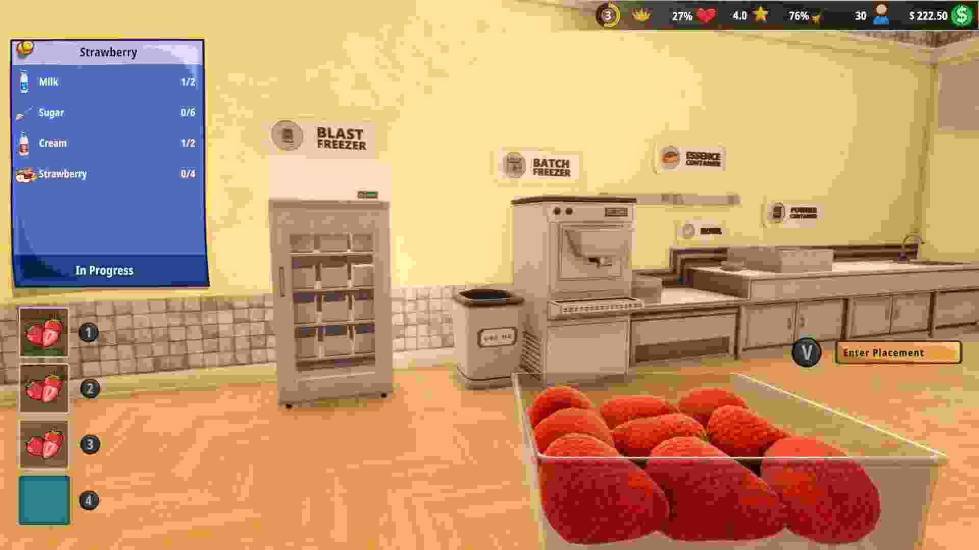 《冰淇淋工坊模拟器》(Ice Cream Simulator) 游戏版本号 Build 23598489